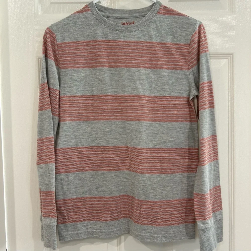 GAP, Cat & Jack Boys Long Sleeve Graphic, Striped, Raglan Tee Shirt Bundle Sz L